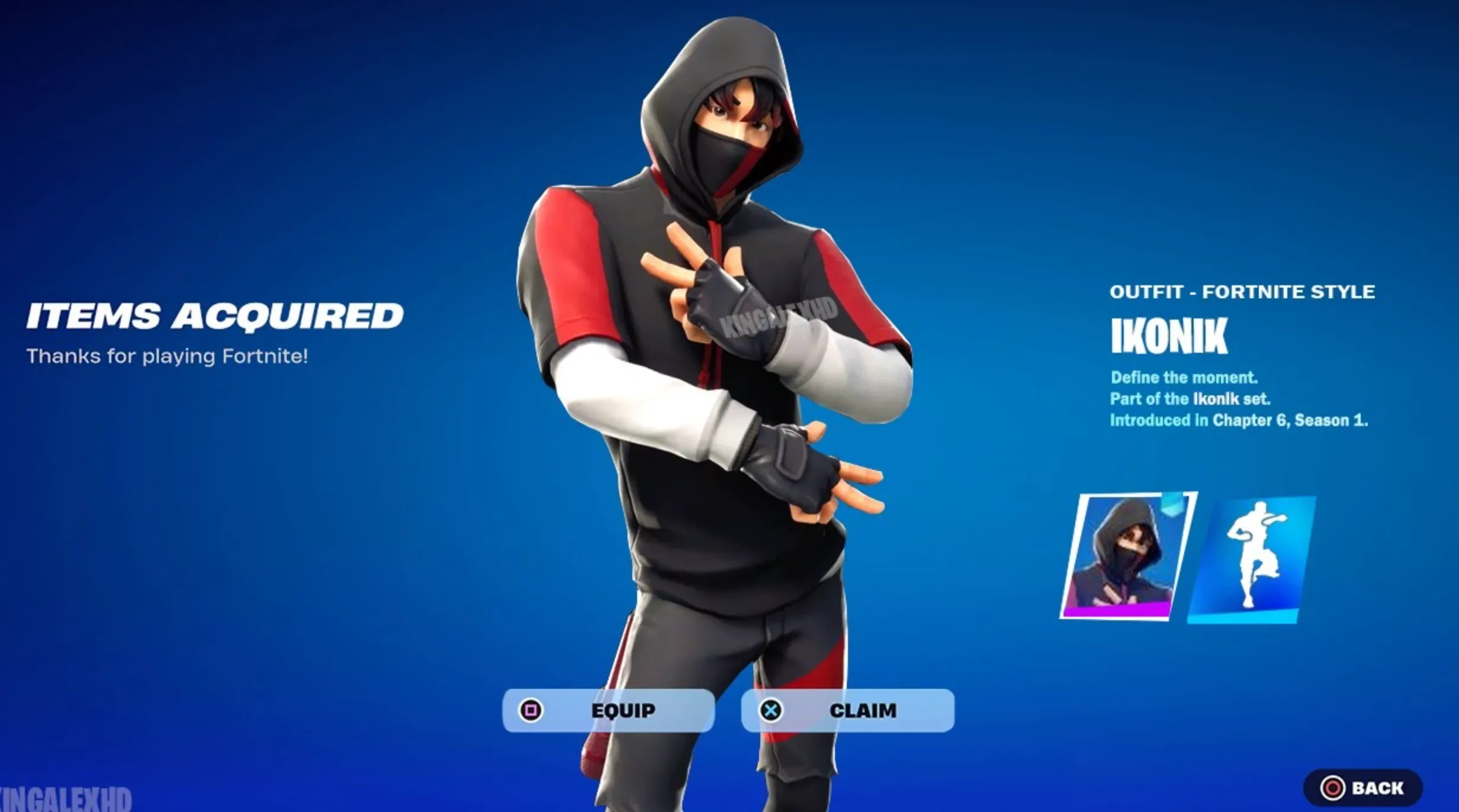 Ikonik fortnite skin